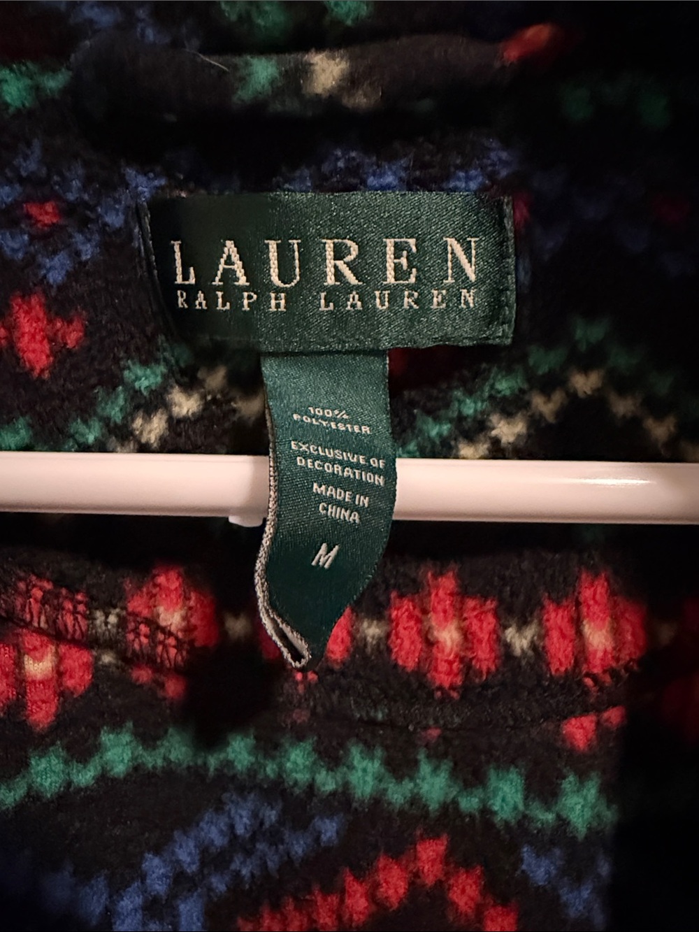 Ralph Lauren Fleece Robe - Picture 2 of 5